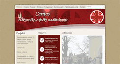 Desktop Screenshot of caritas.djos.hr